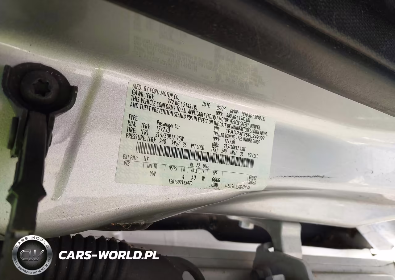 2015 Ford Focus Se VIN:1FADP3F26FL249097 - 9