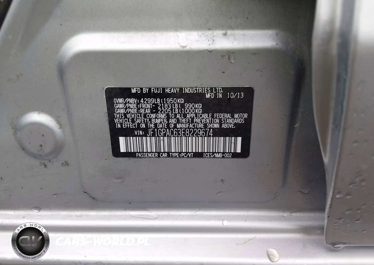 2014 Subaru Impreza 2.0I Premium VIN:JF1GPAC63E8229674 - 9