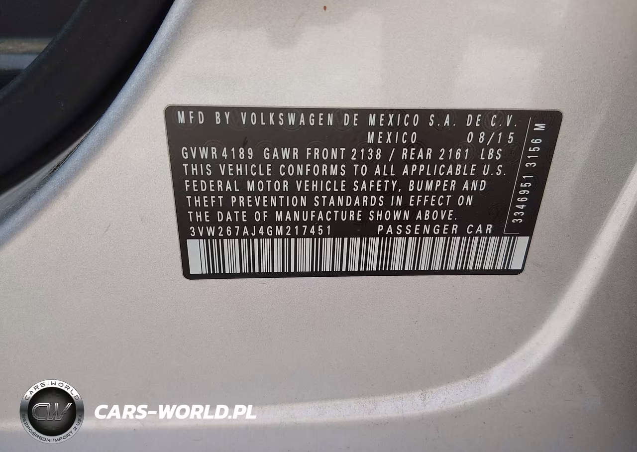 2016 Volkswagen Jetta 1.4T S VIN:3VW267AJ4GM217451 - 9