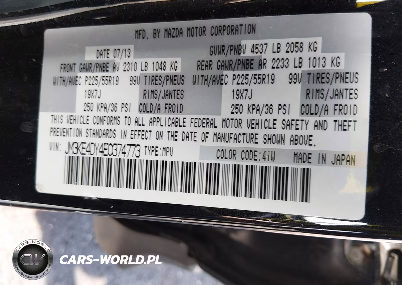 2014 Mazda Cx-5 Grand Touring VIN:JM3KE4DY4E0374773 - 9
