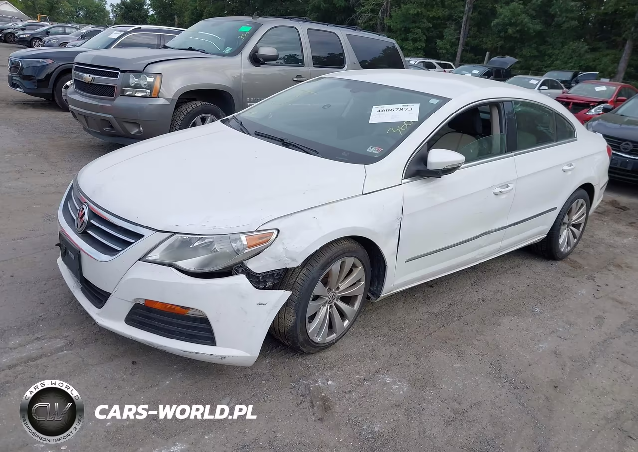 2012 Volkswagen Cc Sport VIN:WVWMP7AN8CE543975 - 2