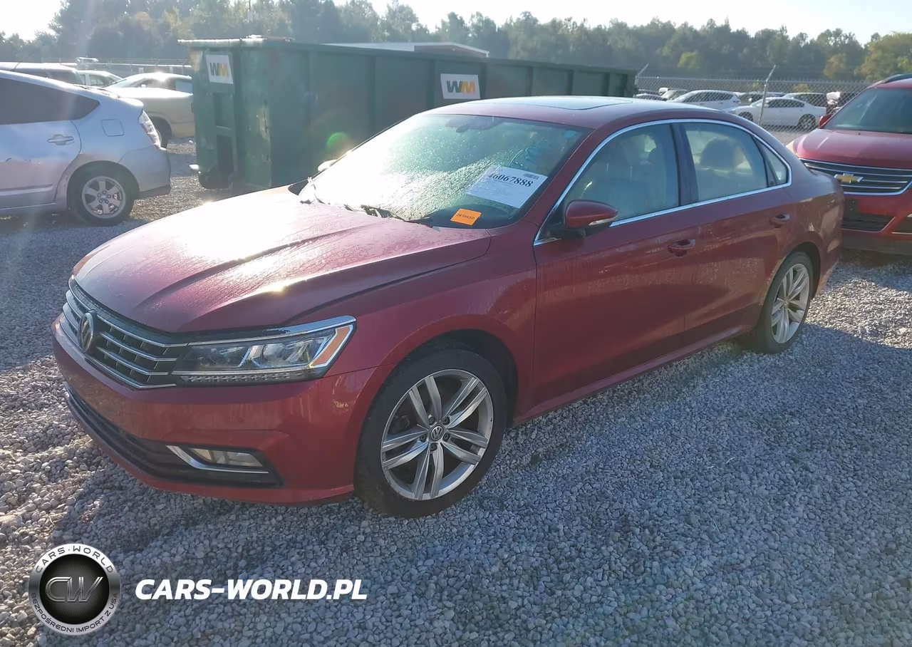 2018 Volkswagen Passat 2.0T Se VIN:1VWBA7A38JC017200 - 2