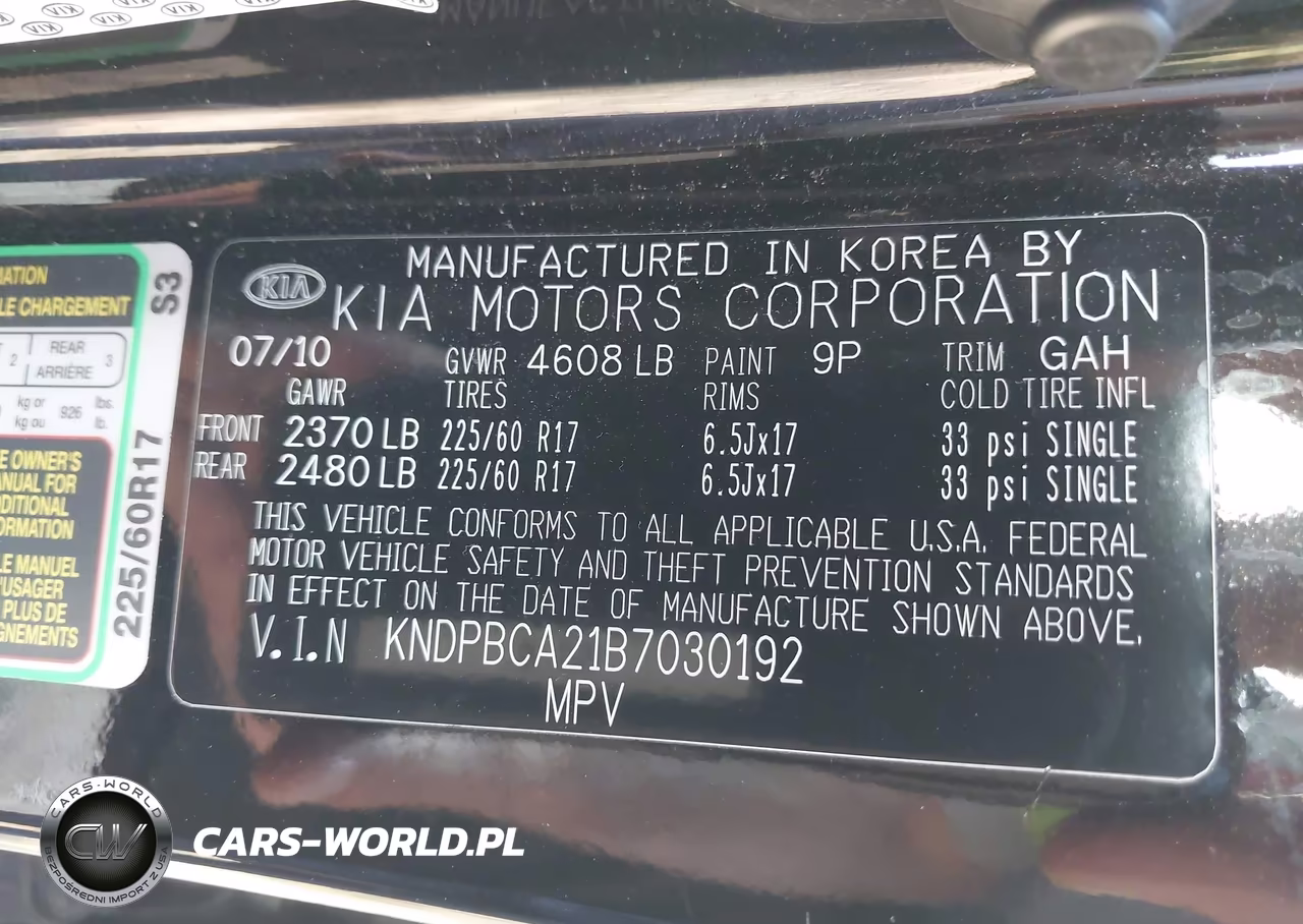 2011 Kia Sportage Lx VIN:KNDPBCA21B7030192 - 9