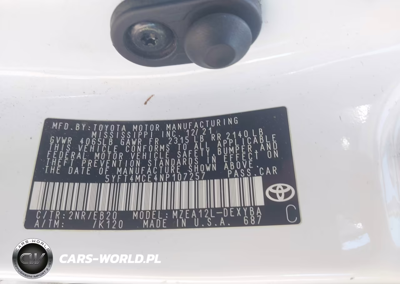2022 Toyota Corolla Xse VIN:5YFT4MCE4NP107257 - 9