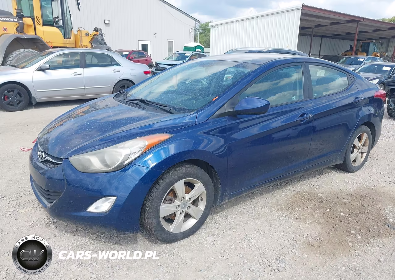 2013 Hyundai Elantra Gls VIN:KMHDH4AE3DU632187 - 2