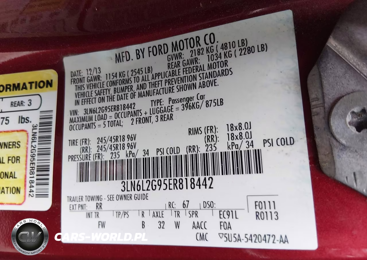 2014 Lincoln Mkz VIN:3LN6L2G95ER818442 - 9