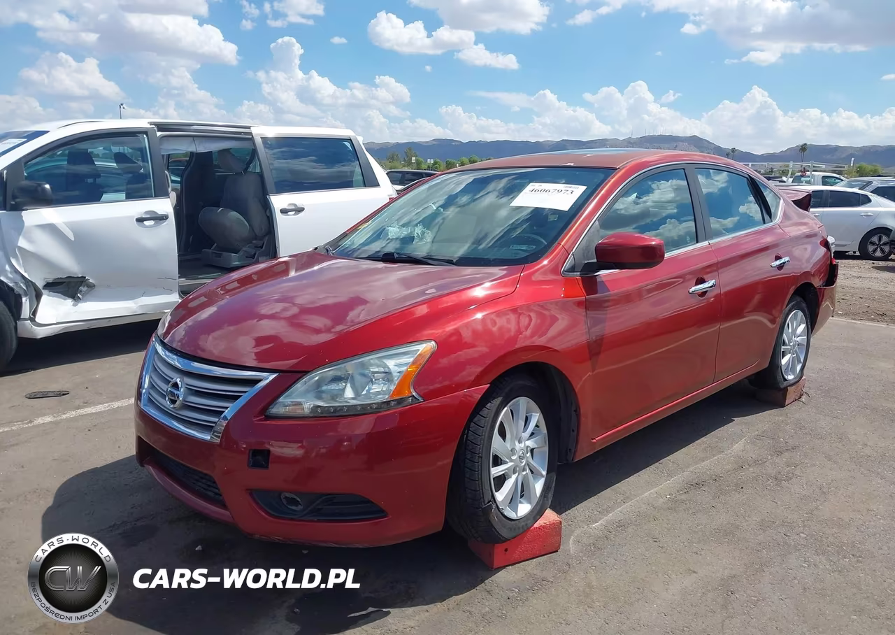 2015 Nissan Sentra Sv VIN:3N1AB7AP5FY349630 - 2