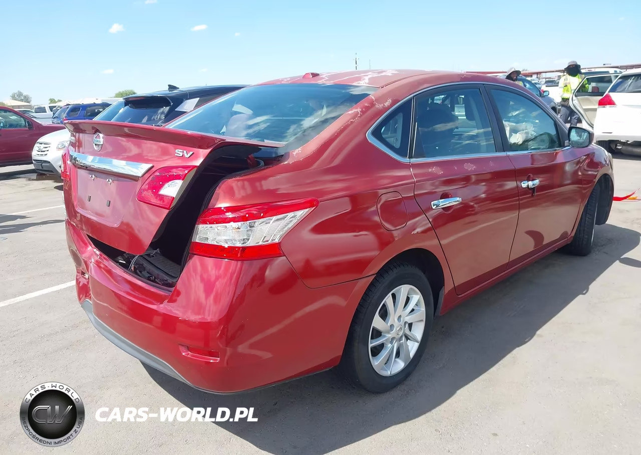 2015 Nissan Sentra Sv VIN:3N1AB7AP5FY349630 - 4