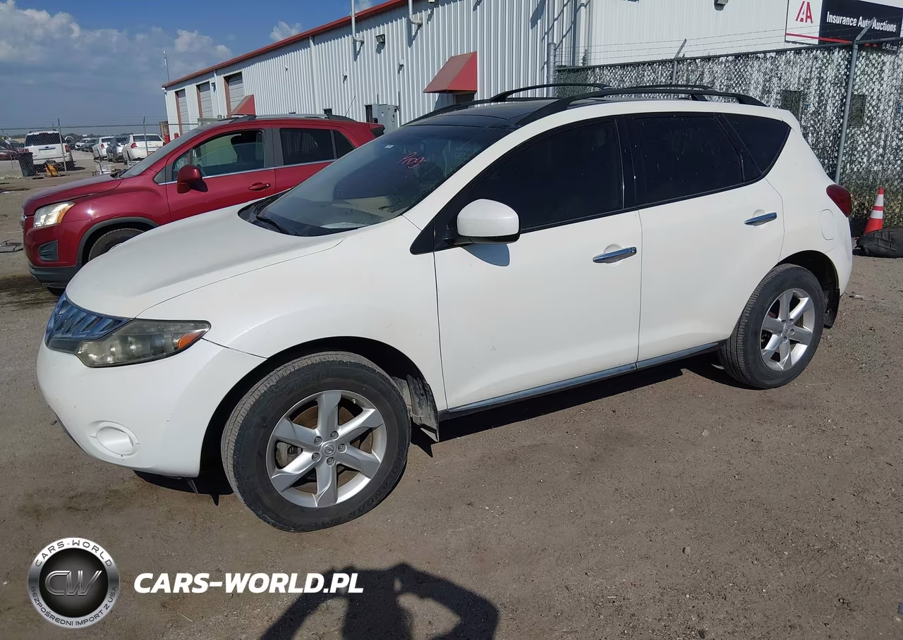 2009 Nissan Murano Sl VIN:JN8AZ18UX9W018818 - 2
