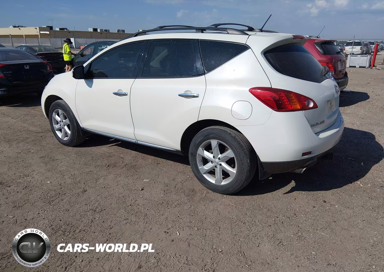 2009 Nissan Murano Sl VIN:JN8AZ18UX9W018818 - 3