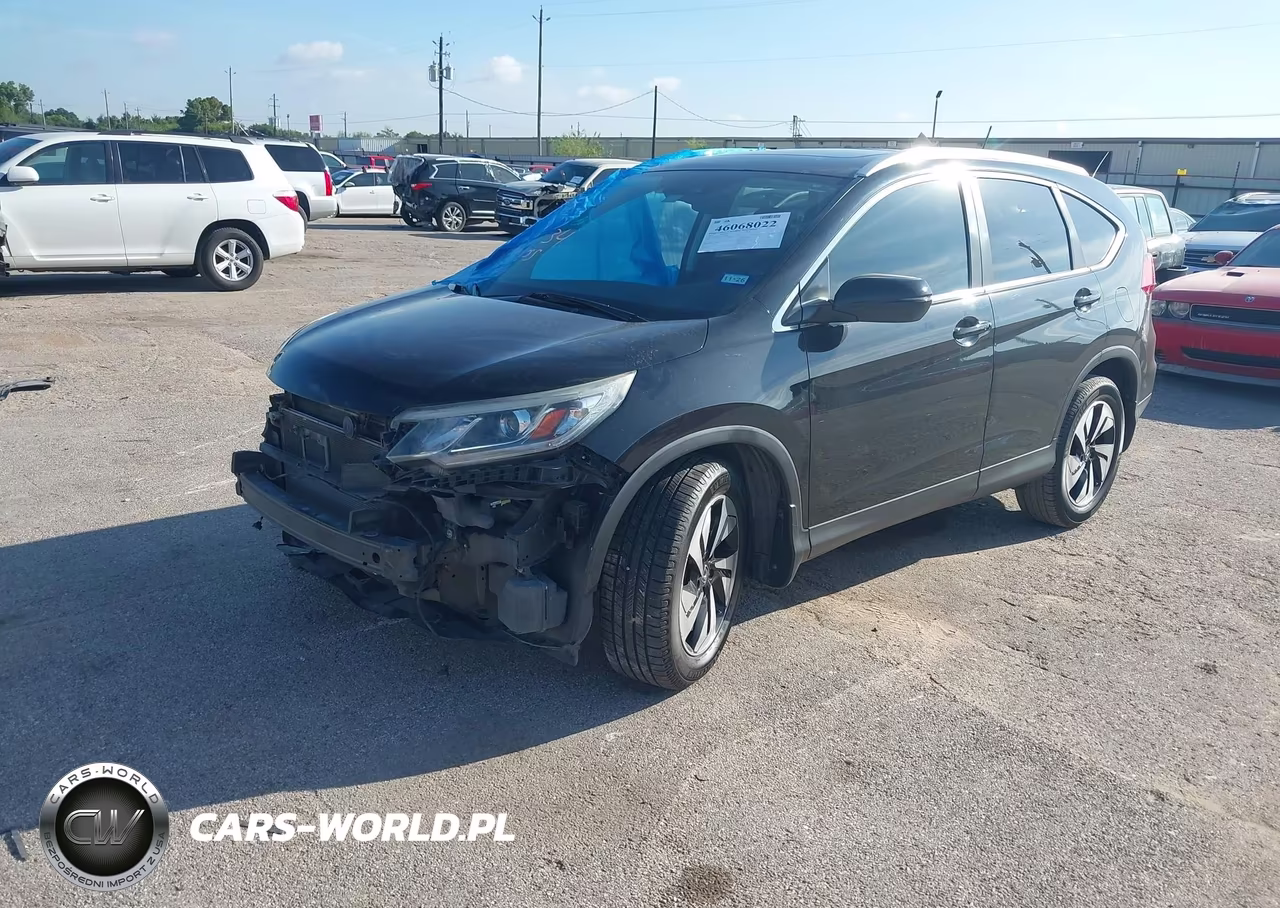 2015 Honda Cr-V Touring VIN:5J6RM3H9XFL008401 - 2