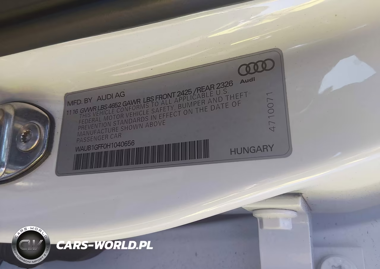 2017 Audi S3 2.0T Premium Plus VIN:WAUB1GFF0H1040656 - 9