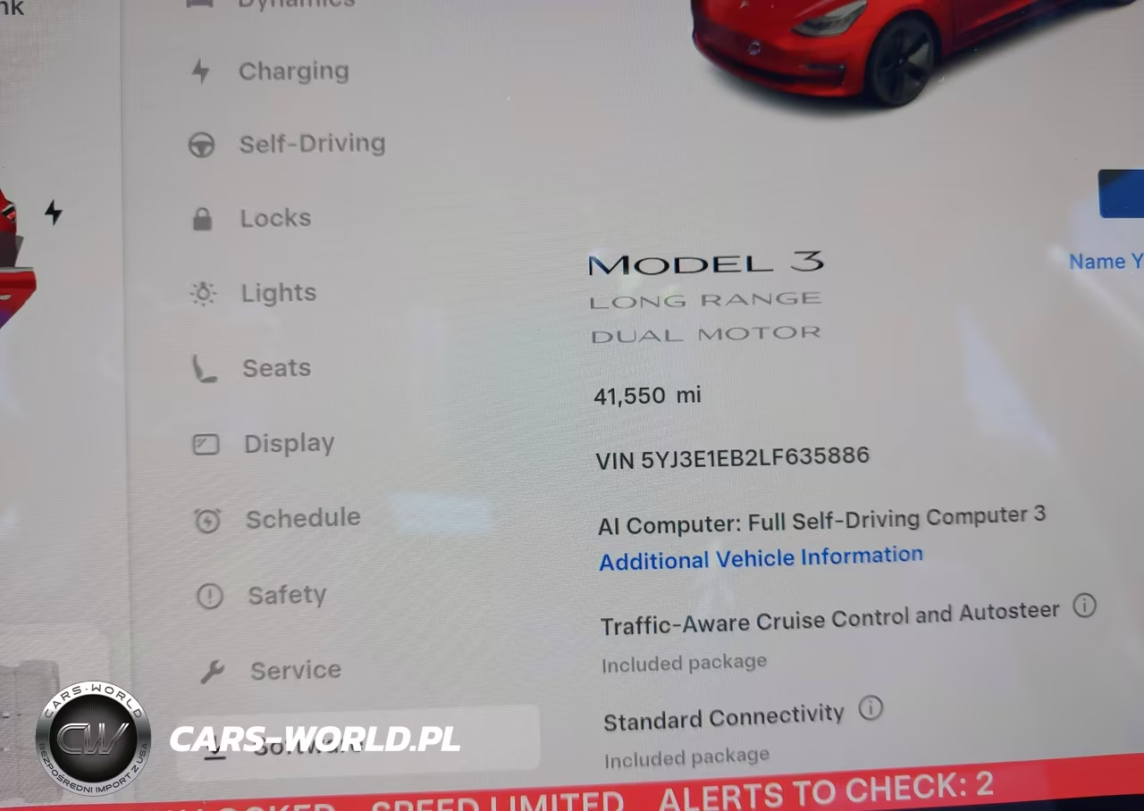 2020 Tesla Model 3 Long Range Dual Motor All-Wheel Drive VIN:5YJ3E1EB2LF635886 - 15
