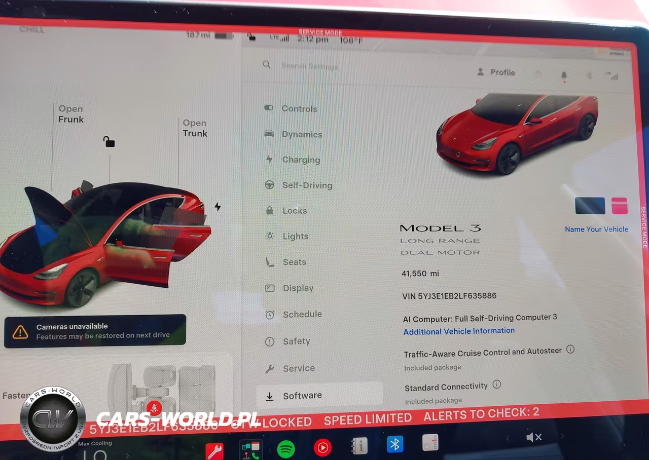 2020 Tesla Model 3 Long Range Dual Motor All-Wheel Drive VIN:5YJ3E1EB2LF635886 - 7