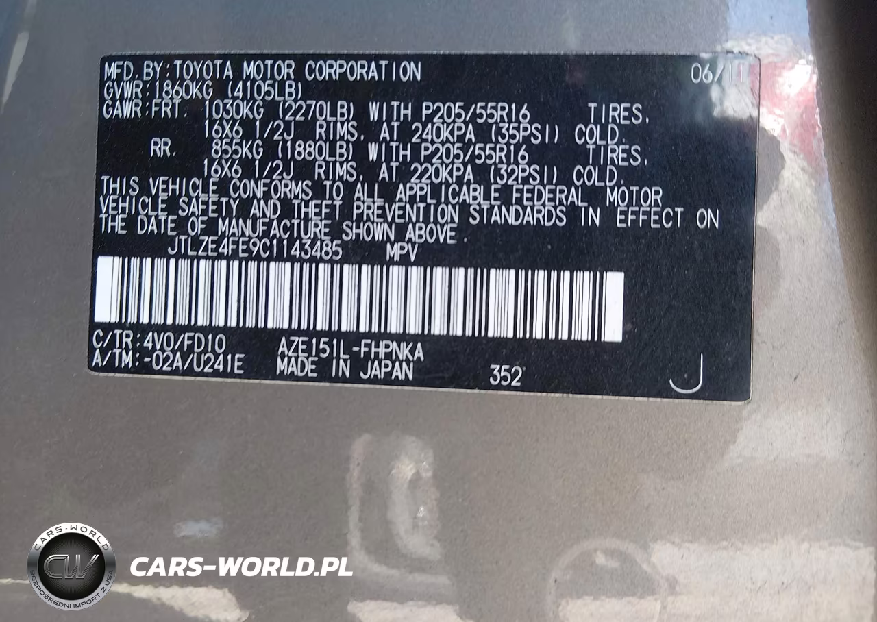 2012 Scion Xb VIN:JTLZE4FE9C1143485 - 9