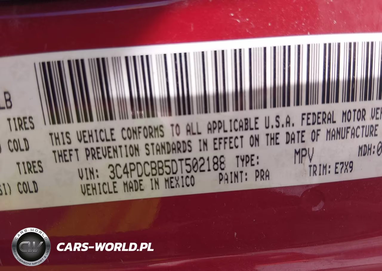 2013 Dodge Journey Sxt VIN:3C4PDCBB5DT502188 - 9