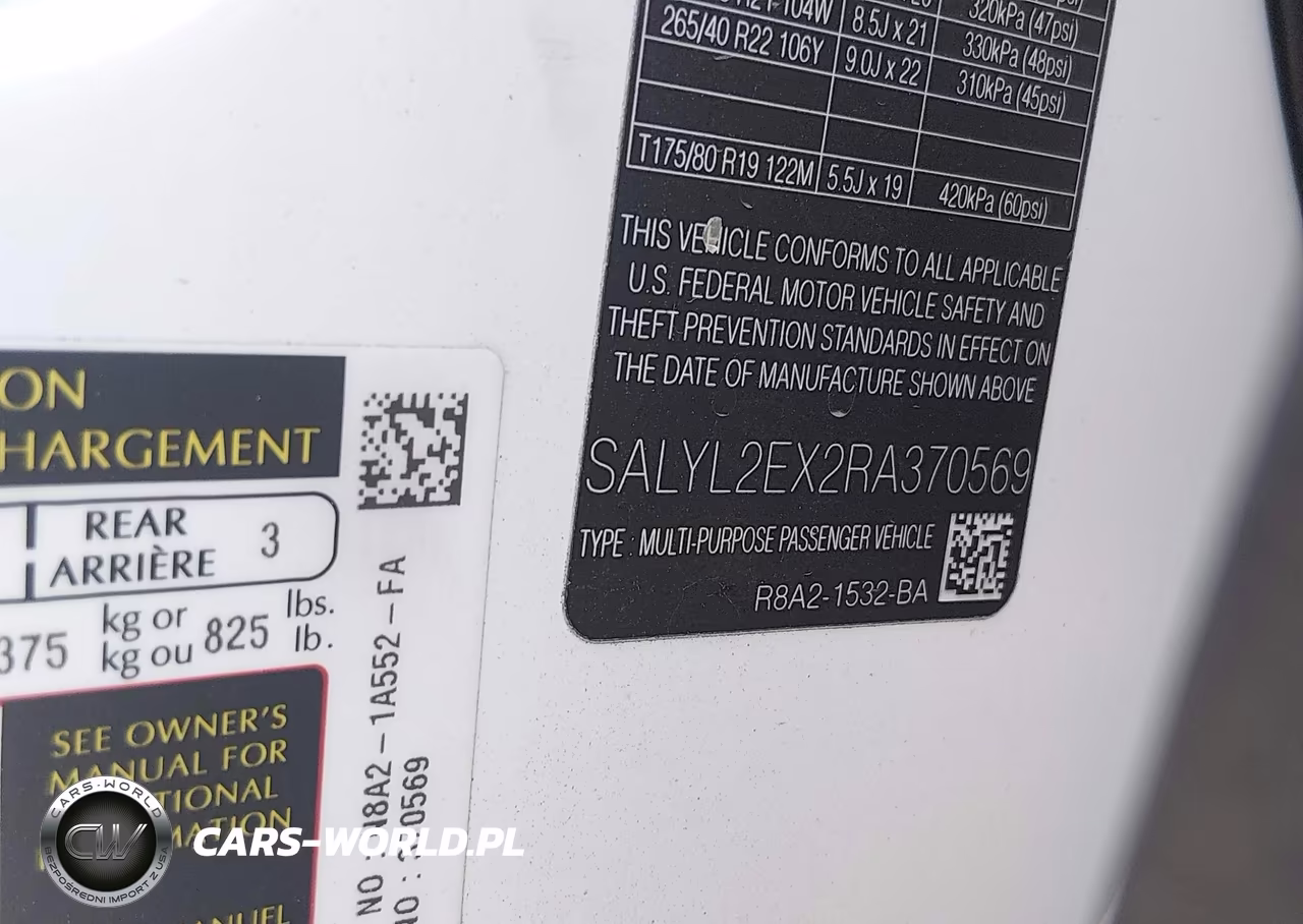 2024 Land Rover Range Rover Velar Dynamic Se VIN:SALYL2EX2RA370569 - 9
