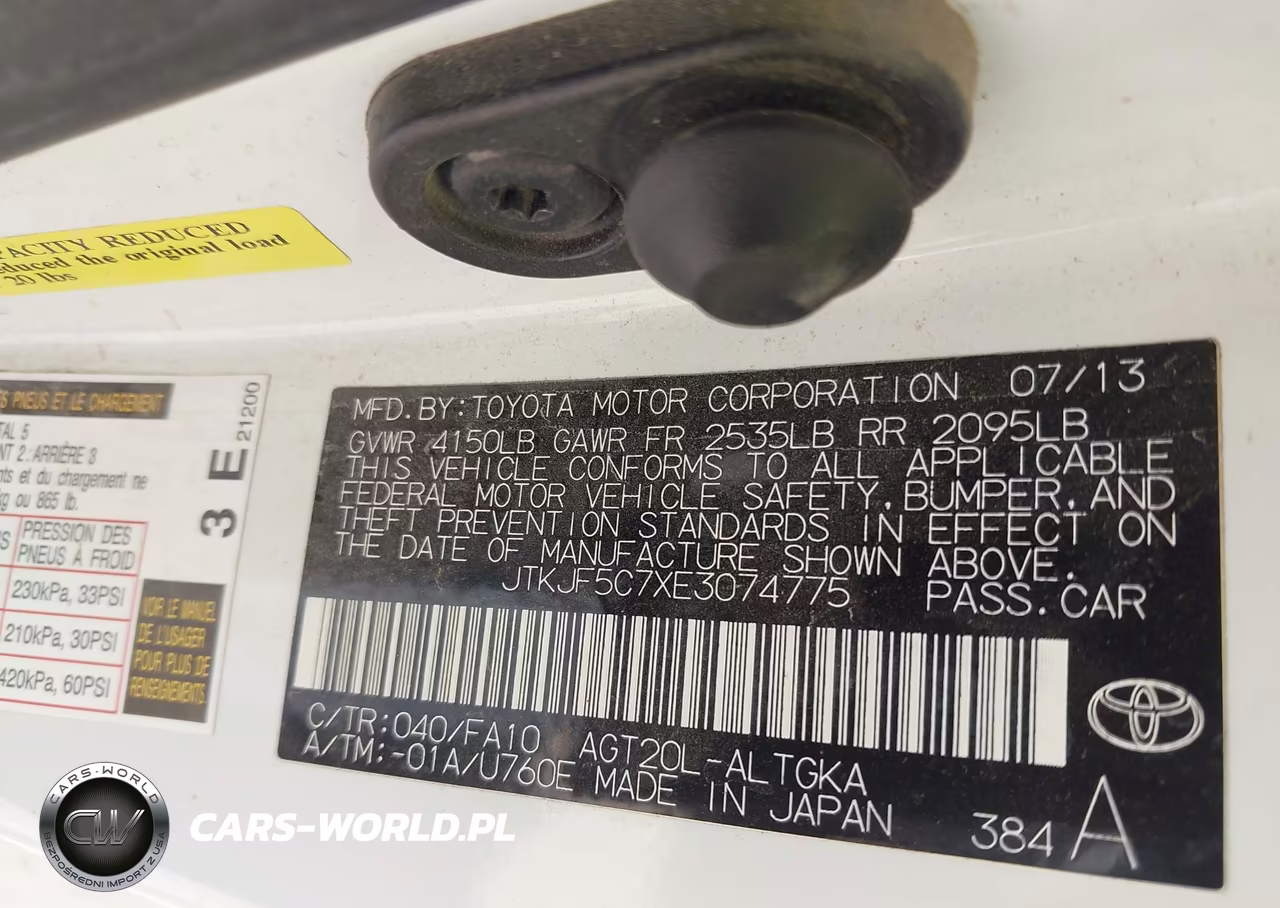 2014 Scion Tc VIN:JTKJF5C7XE3074775 - 9