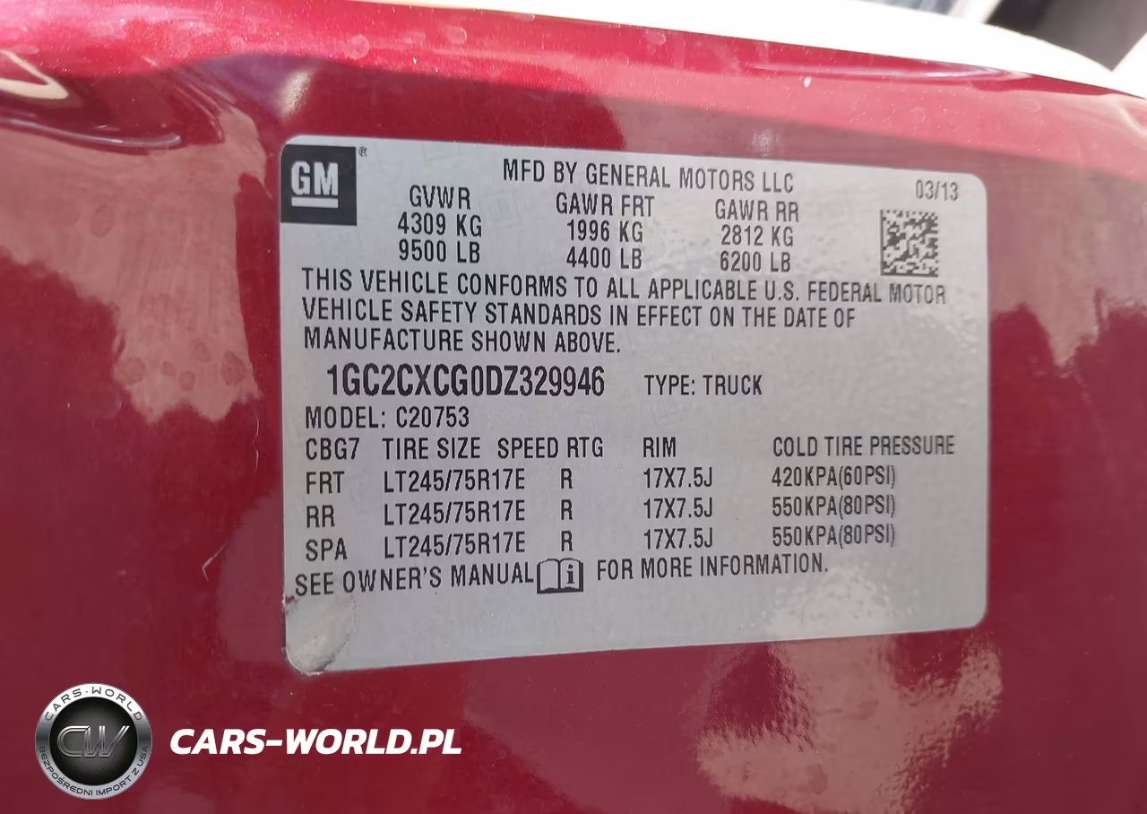 2013 Chevrolet Silverado 2500Hd Lt VIN:1GC2CXCG0DZ329946 - 9