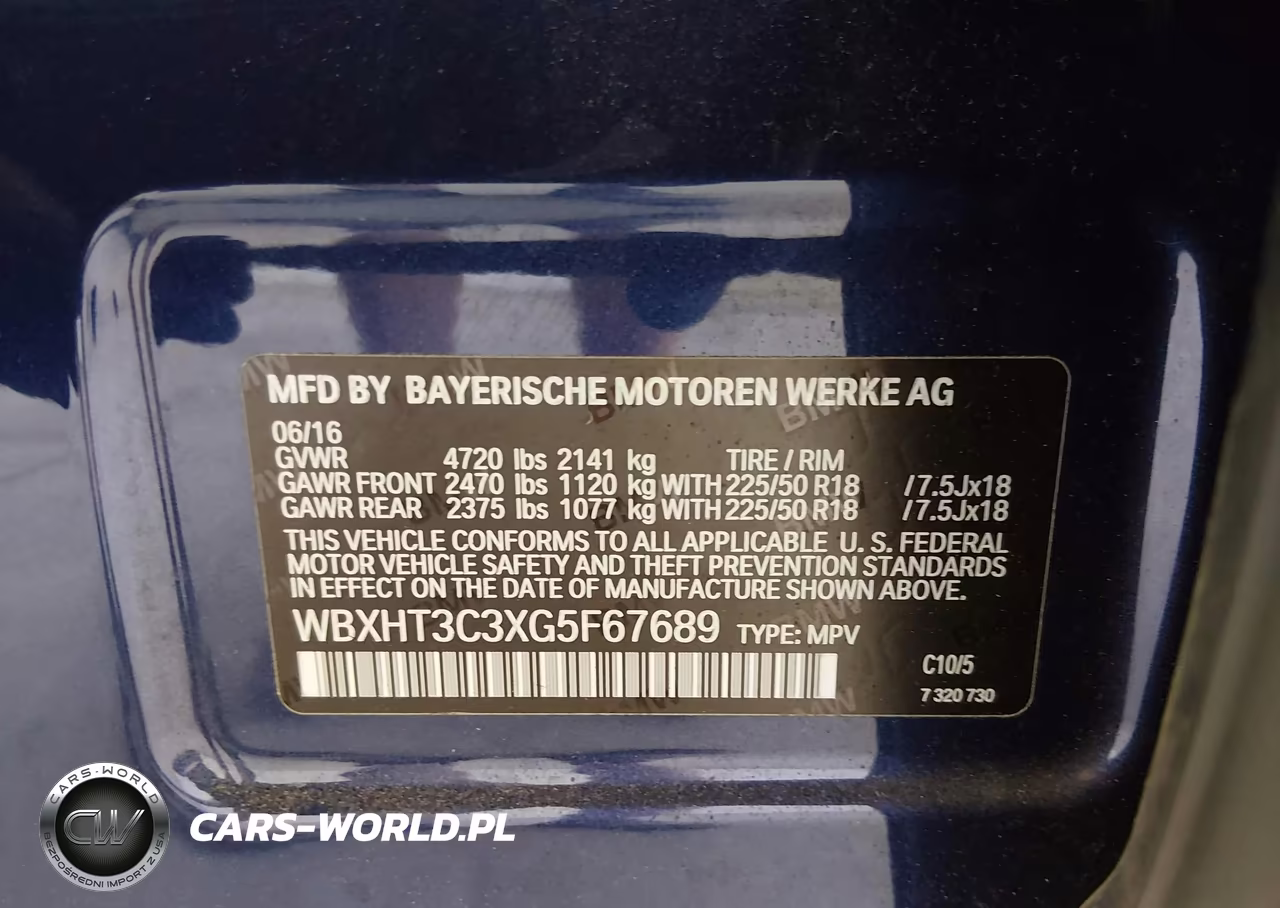 2016 BMW X1 xDrive28I VIN:WBXHT3C3XG5F67689 - 9