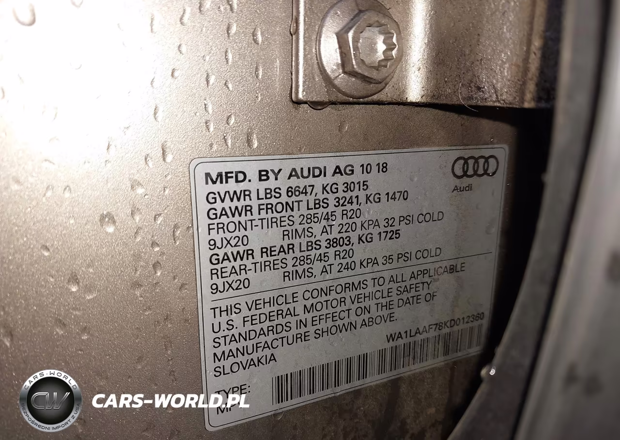 2019 Audi Q7 55 Premium-55 Se Premium VIN:WA1LAAF78KD012360 - 9