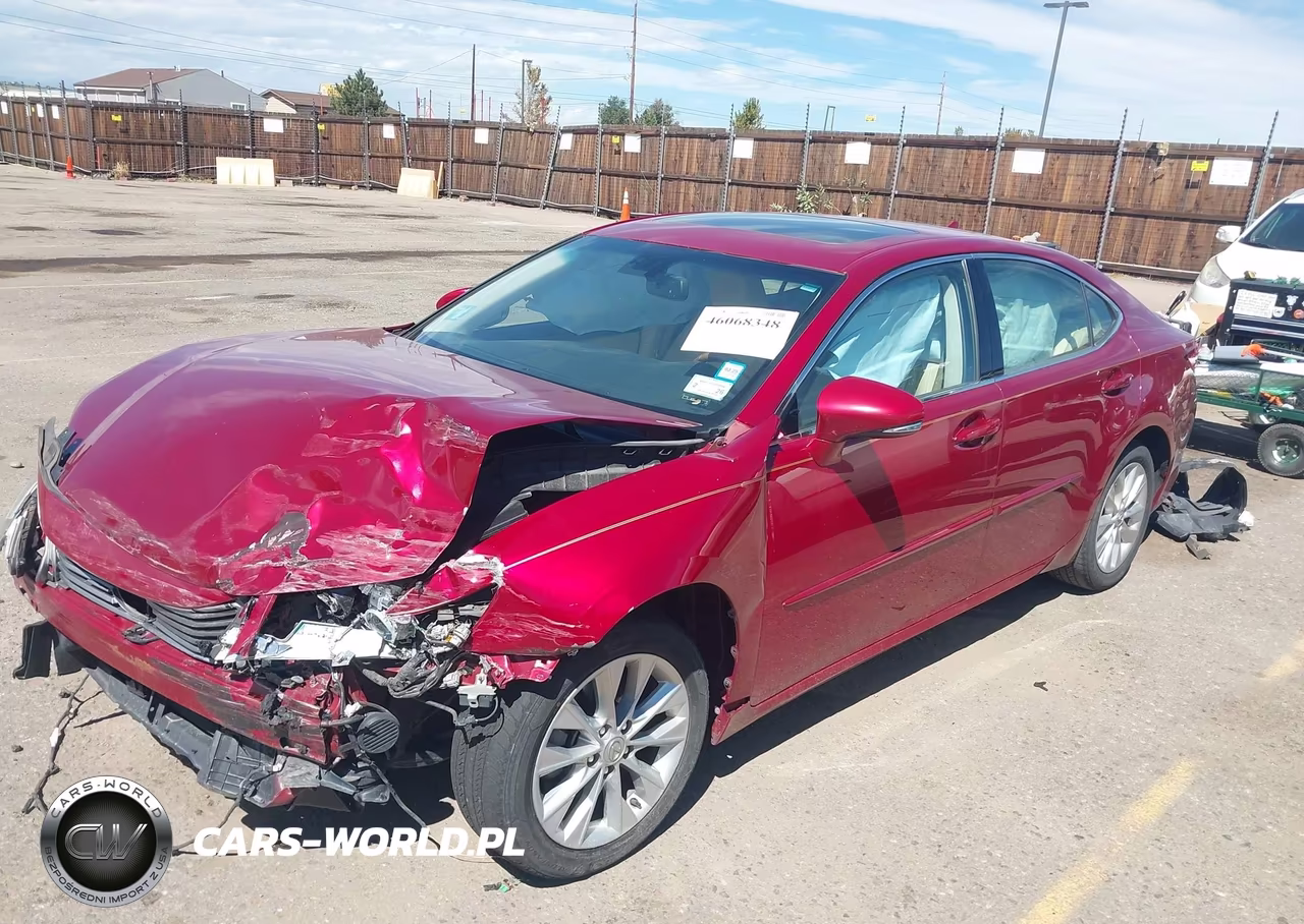 2013 Lexus Es 300H VIN:JTHBW1GG9D2016092 - 2
