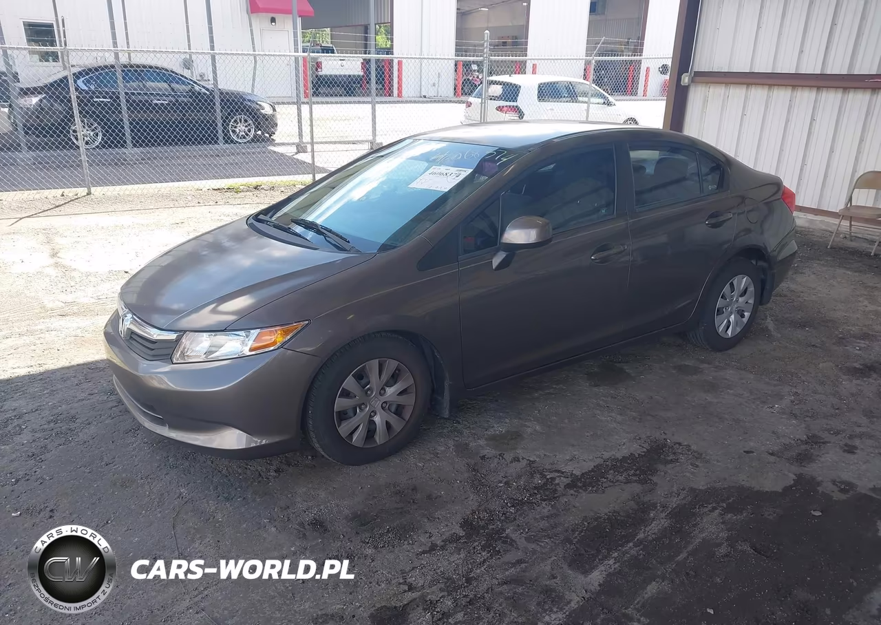 2012 Honda Civic Lx VIN:19XFB2F57CE065197 - 2