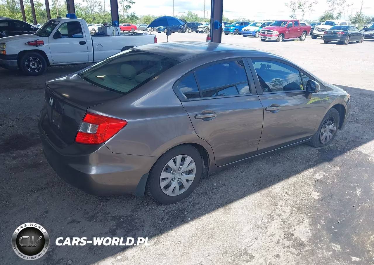 2012 Honda Civic Lx VIN:19XFB2F57CE065197 - 4