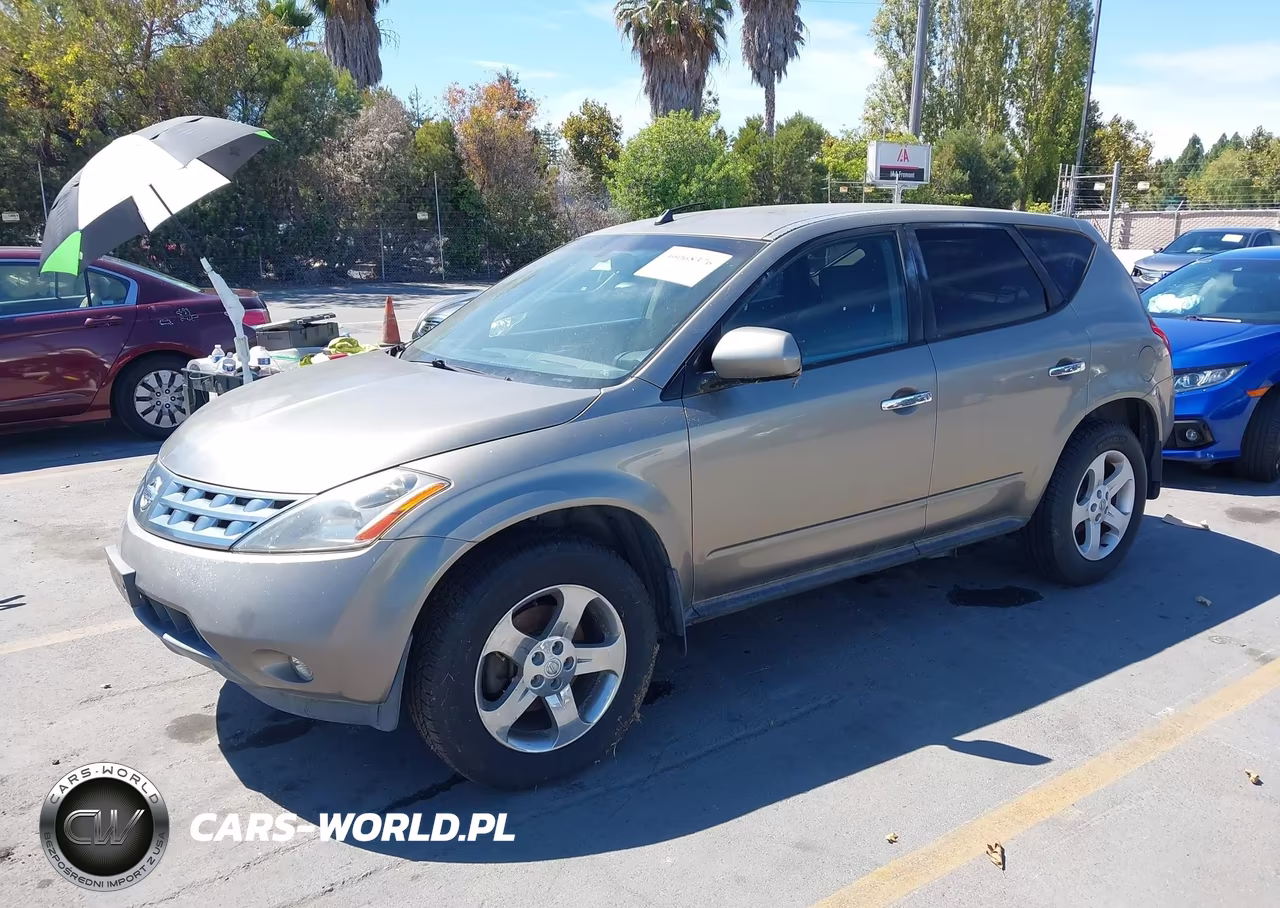 2004 Nissan Murano Sl VIN:JN8AZ08T94W218261 - 2