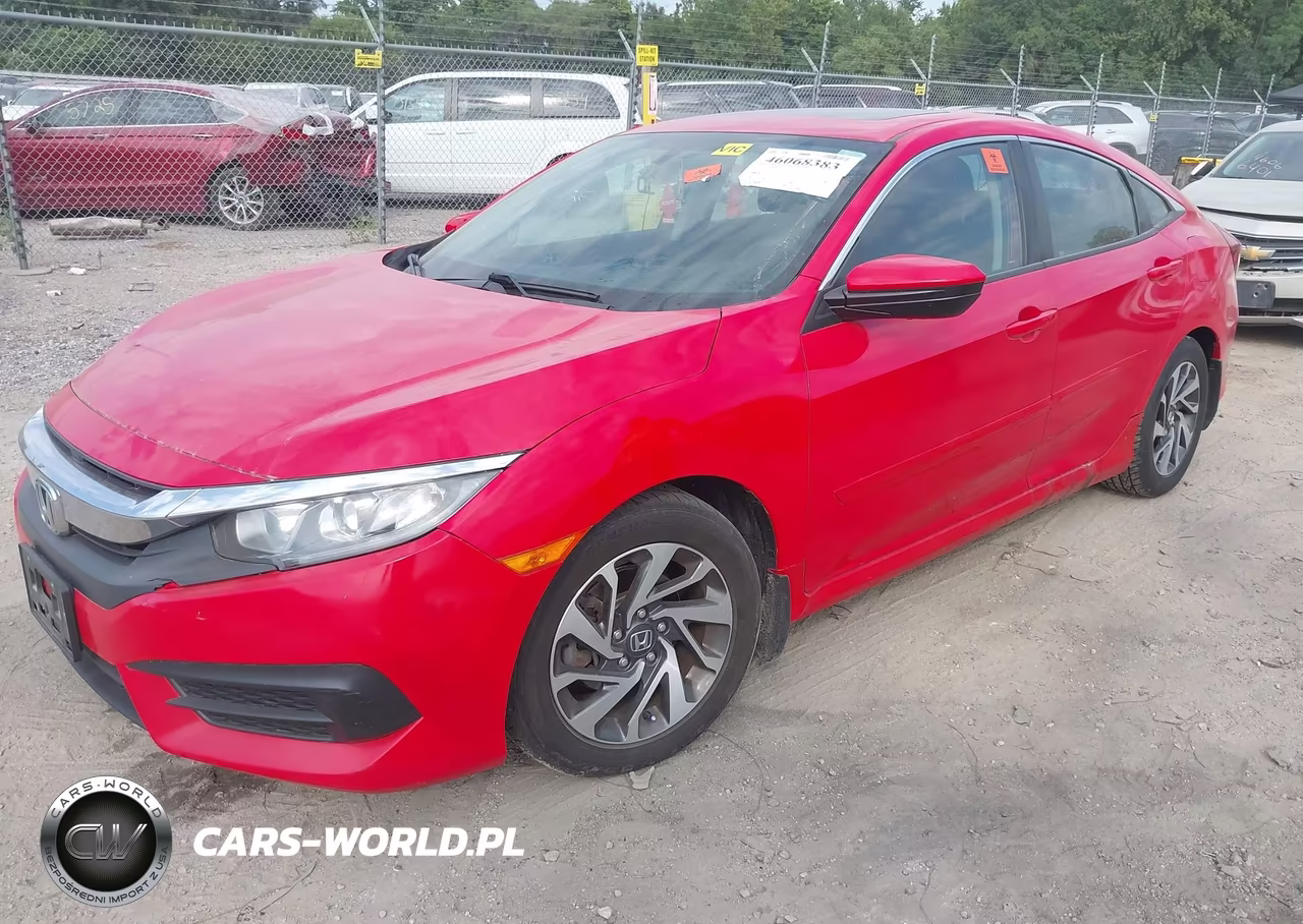 2016 Honda Civic Ex VIN:2HGFC2F75GH512720 - 2