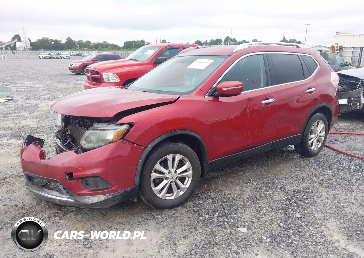 2015 Nissan Rogue Sv VIN:KNMAT2MT3FP545444 - 2