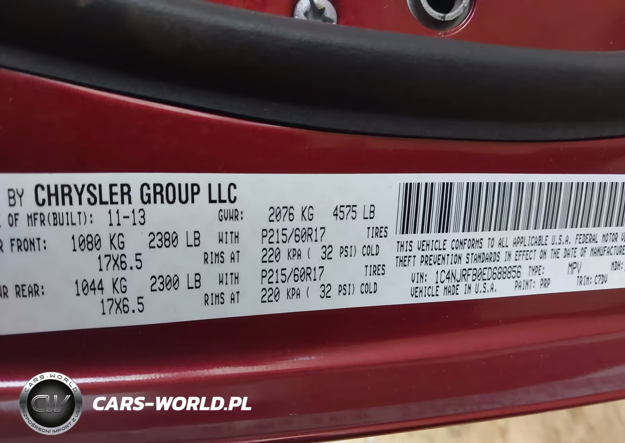 2014 Jeep Patriot Latitude VIN:1C4NJRFB0ED688856 - 9