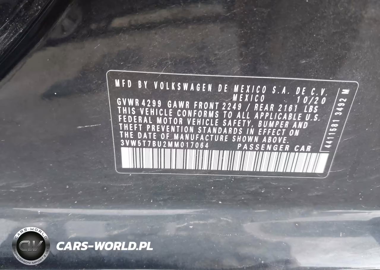 2021 Volkswagen Jetta Gli 2.0T Autobahn-2.0T S VIN:3VW5T7BU2MM017064 - 9