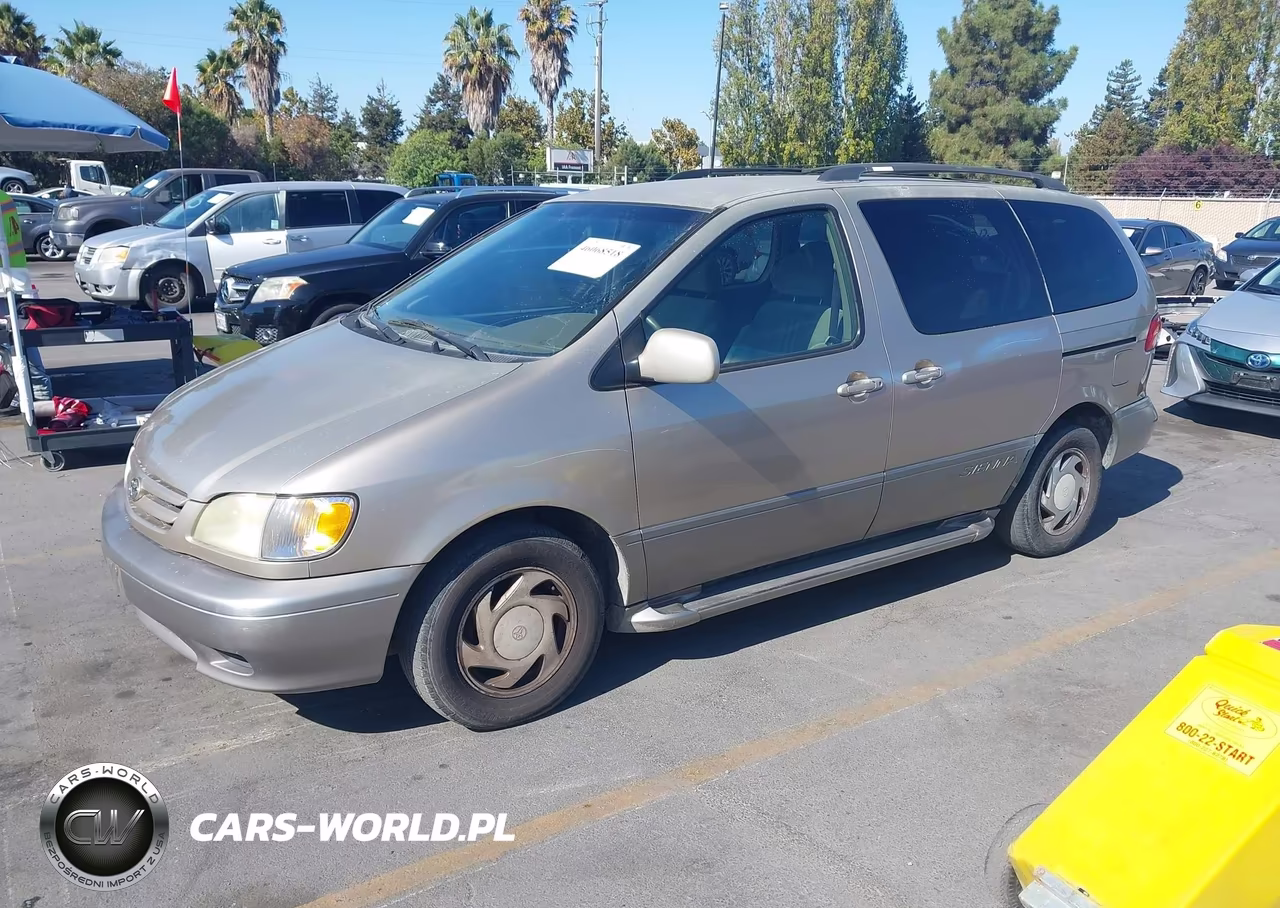 2002 Toyota Sienna Le VIN:4T3ZF13C92U441495 - 2
