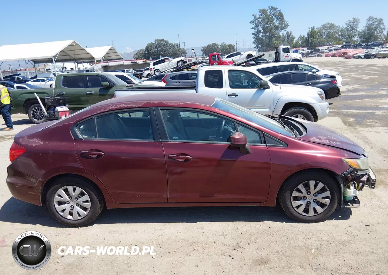 2012 Honda Civic Lx VIN:2HGFB2F58CH543343 - 14
