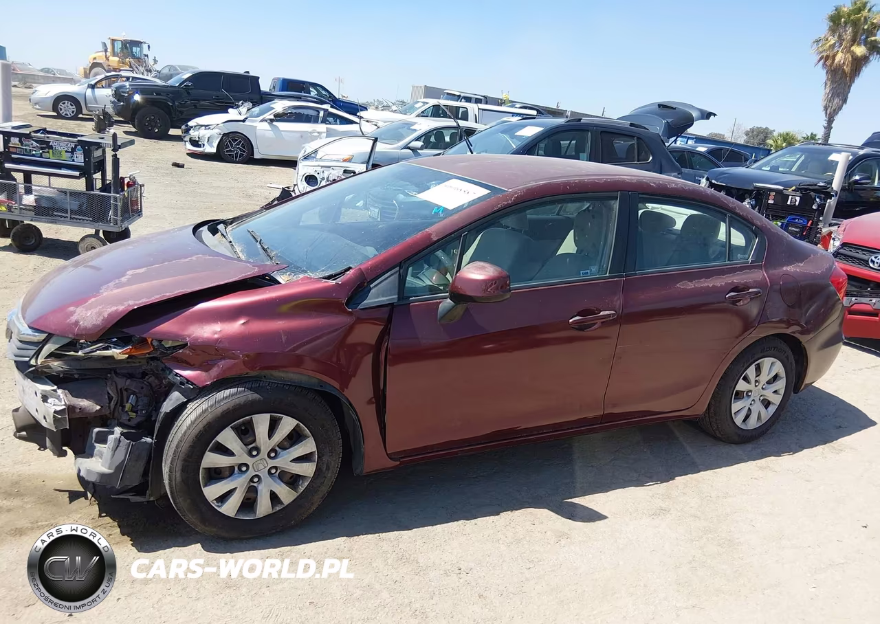 2012 Honda Civic Lx VIN:2HGFB2F58CH543343 - 15