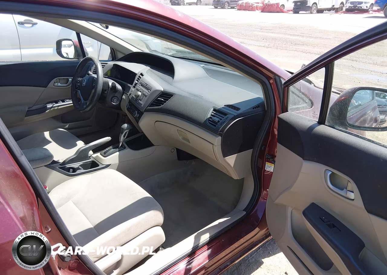 2012 Honda Civic Lx VIN:2HGFB2F58CH543343 - 5