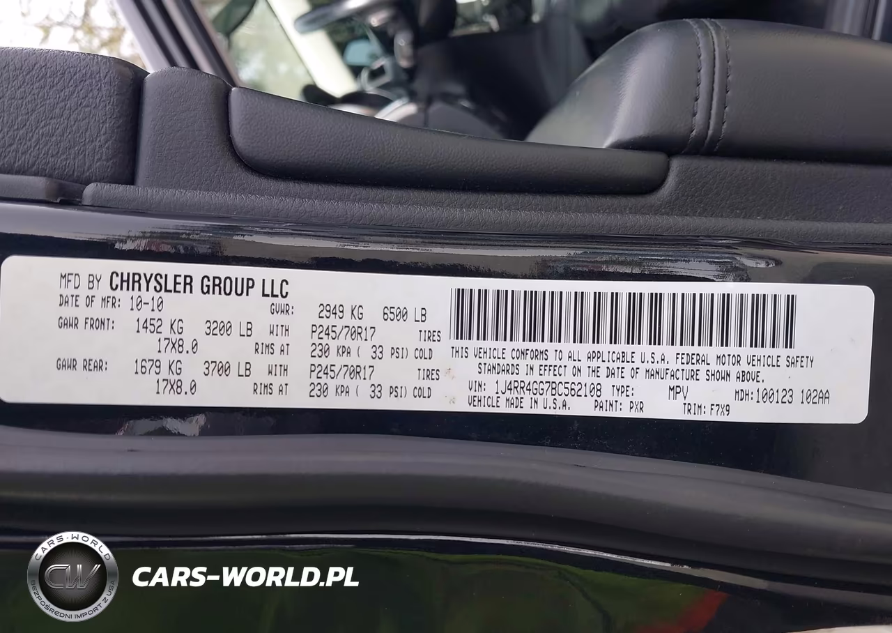 2011 Jeep Grand Cherokee Laredo VIN:1J4RR4GG7BC562108 - 9