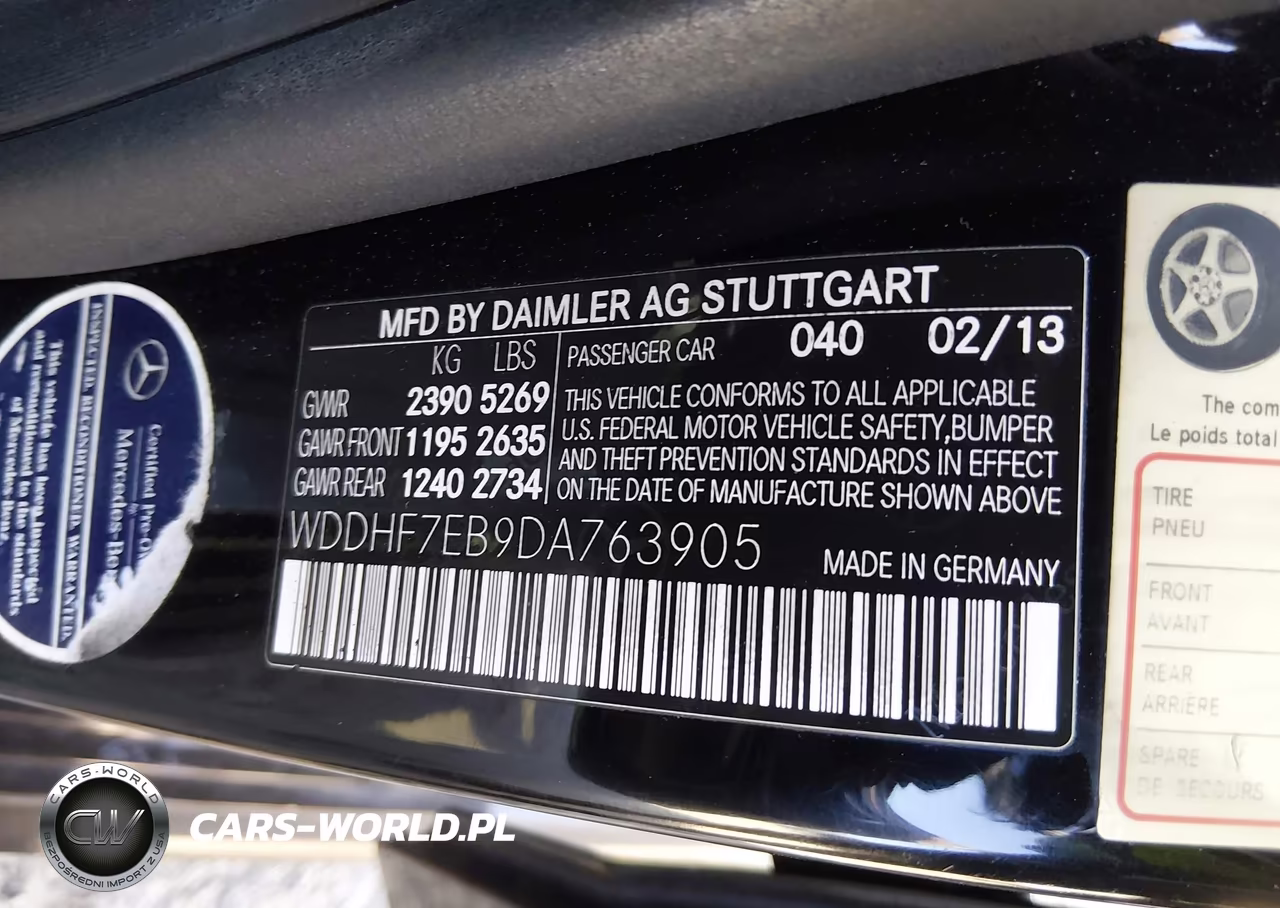 2013 Mercedes-Benz E 63 Amg VIN:WDDHF7EB9DA763905 - 9