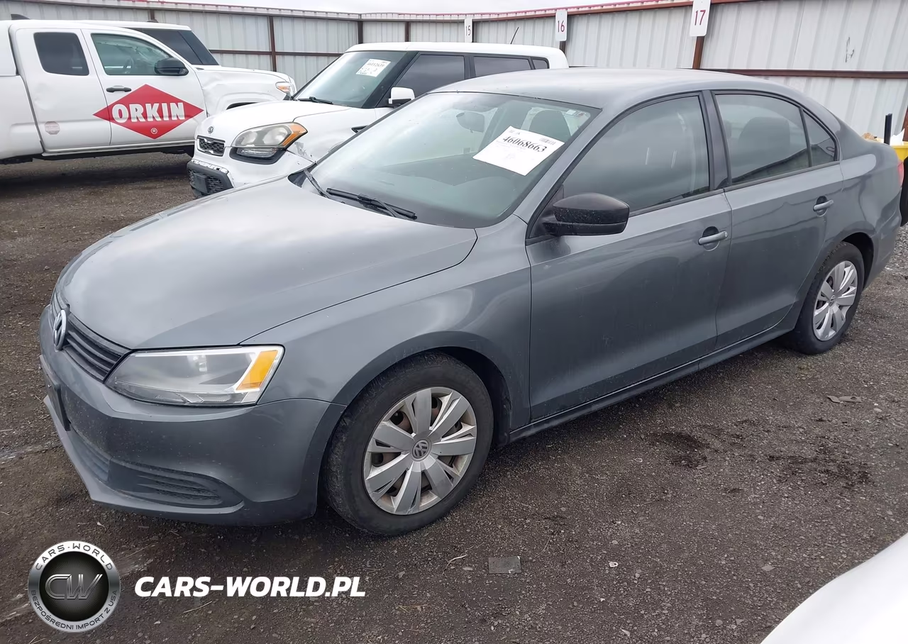 2012 Volkswagen Jetta 2.0L S VIN:3VW1K7AJ1CM333899 - 2