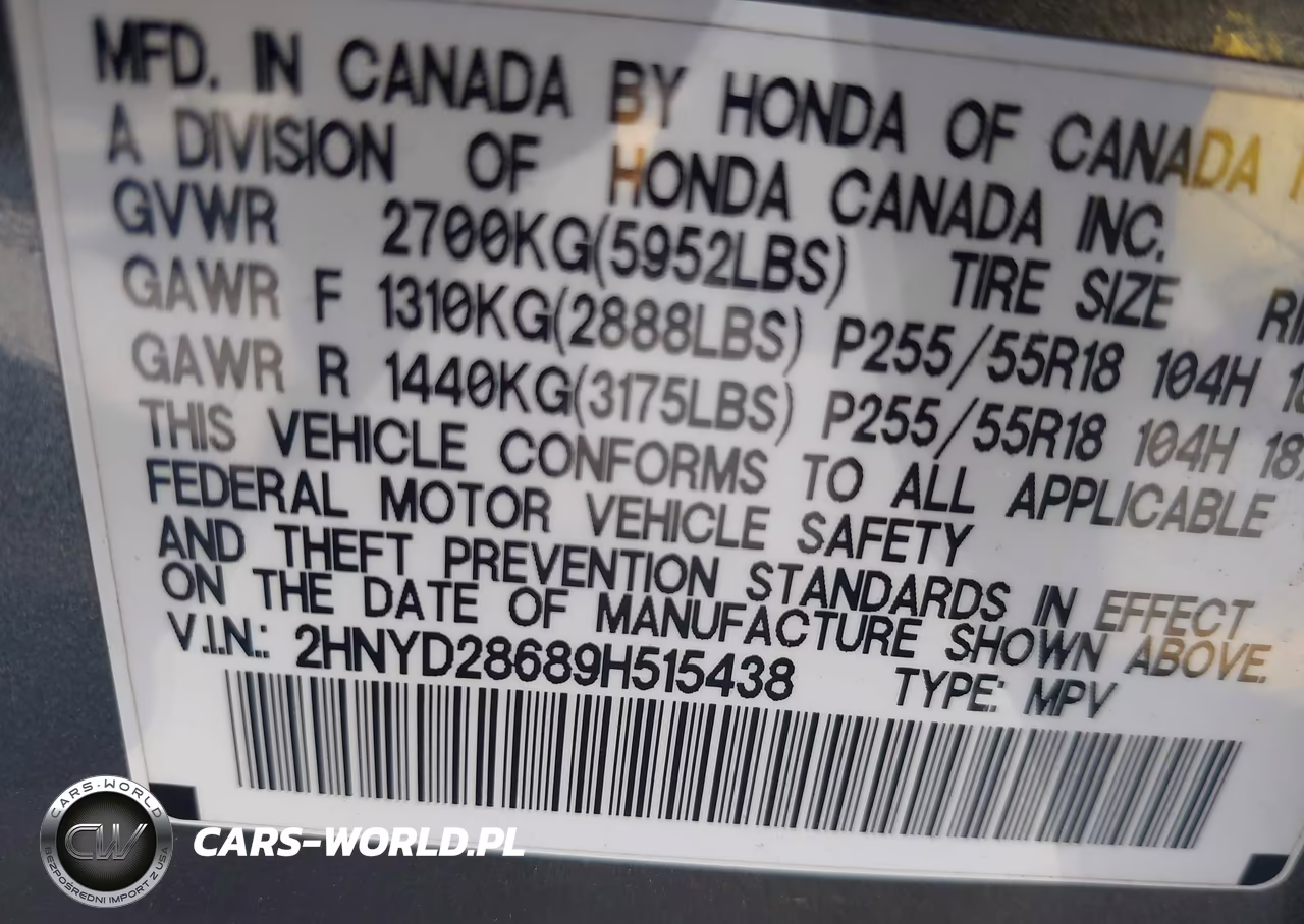 2009 Acura Mdx Technology Package VIN:2HNYD28689H515438 - 9