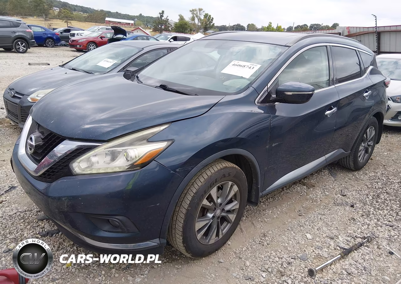2015 Nissan Murano Sv VIN:5N1AZ2MGXFN217608 - 2