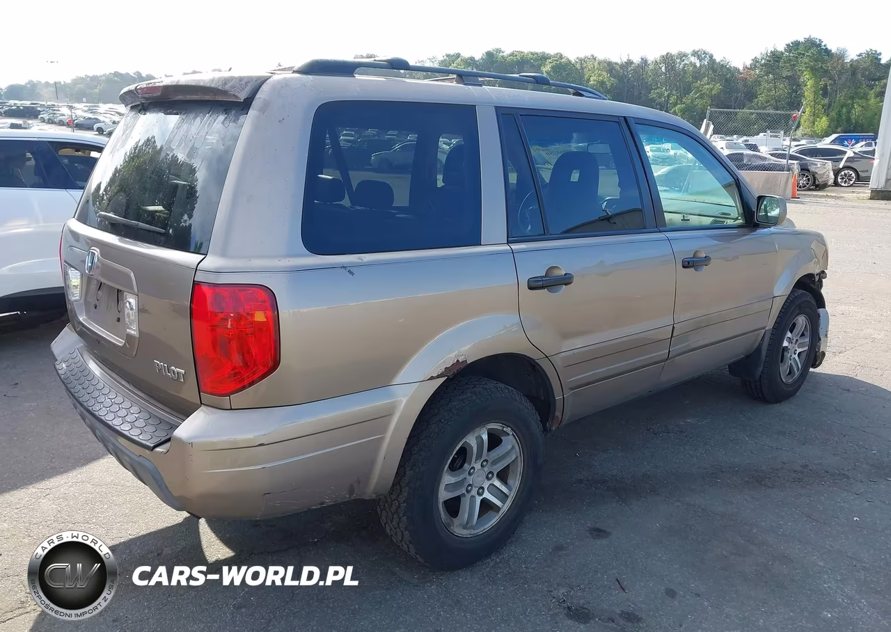 2004 Honda Pilot Ex-L VIN:2HKYF186X4H575716 - 4
