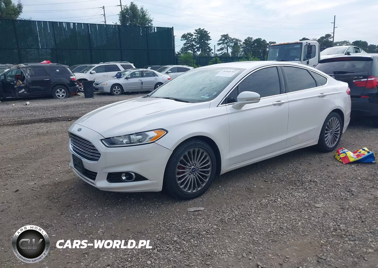 2016 Ford Fusion Titanium VIN:3FA6P0D90GR120671 - 2