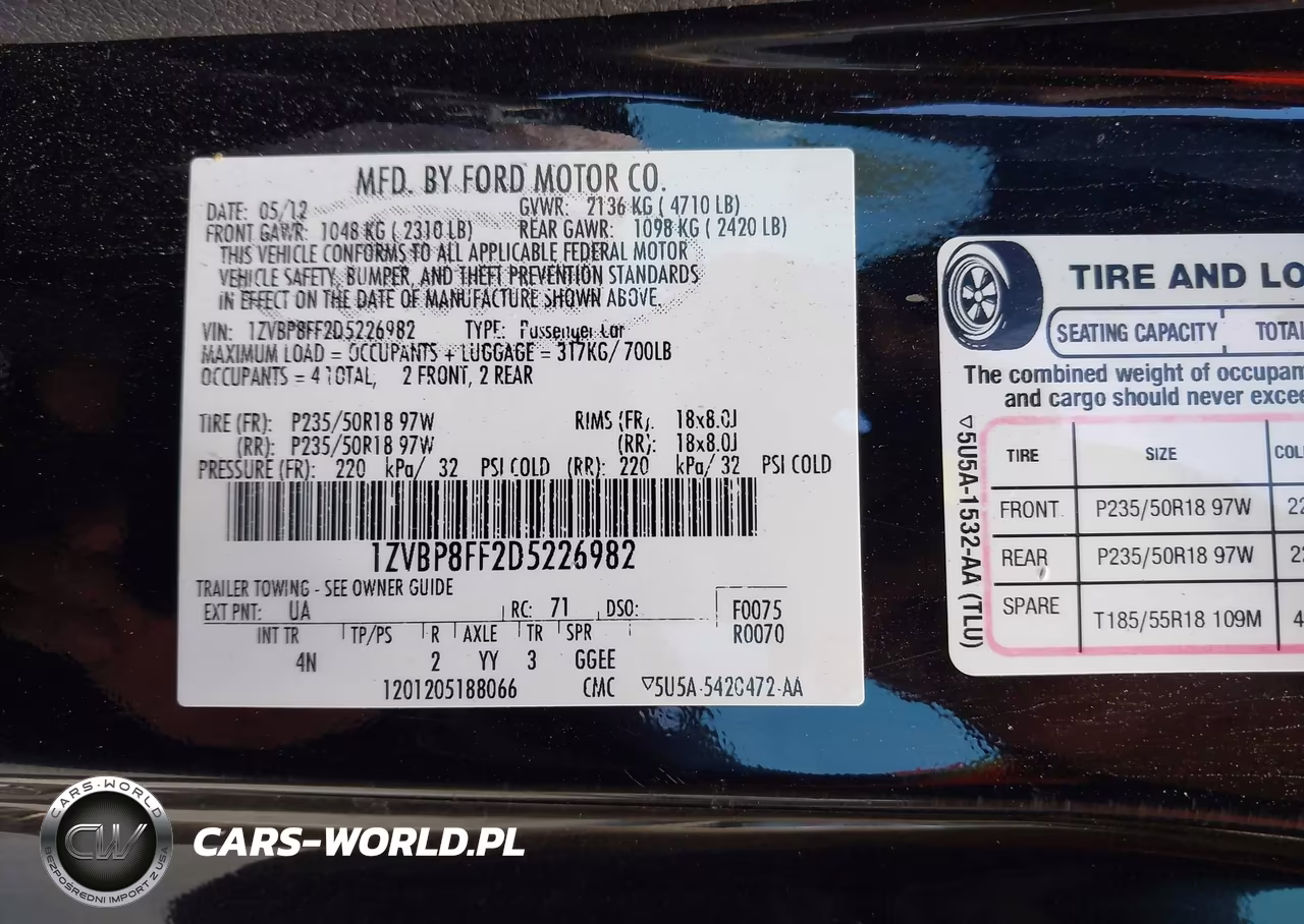 2013 Ford Mustang Gt Premium VIN:1ZVBP8FF2D5226982 - 9