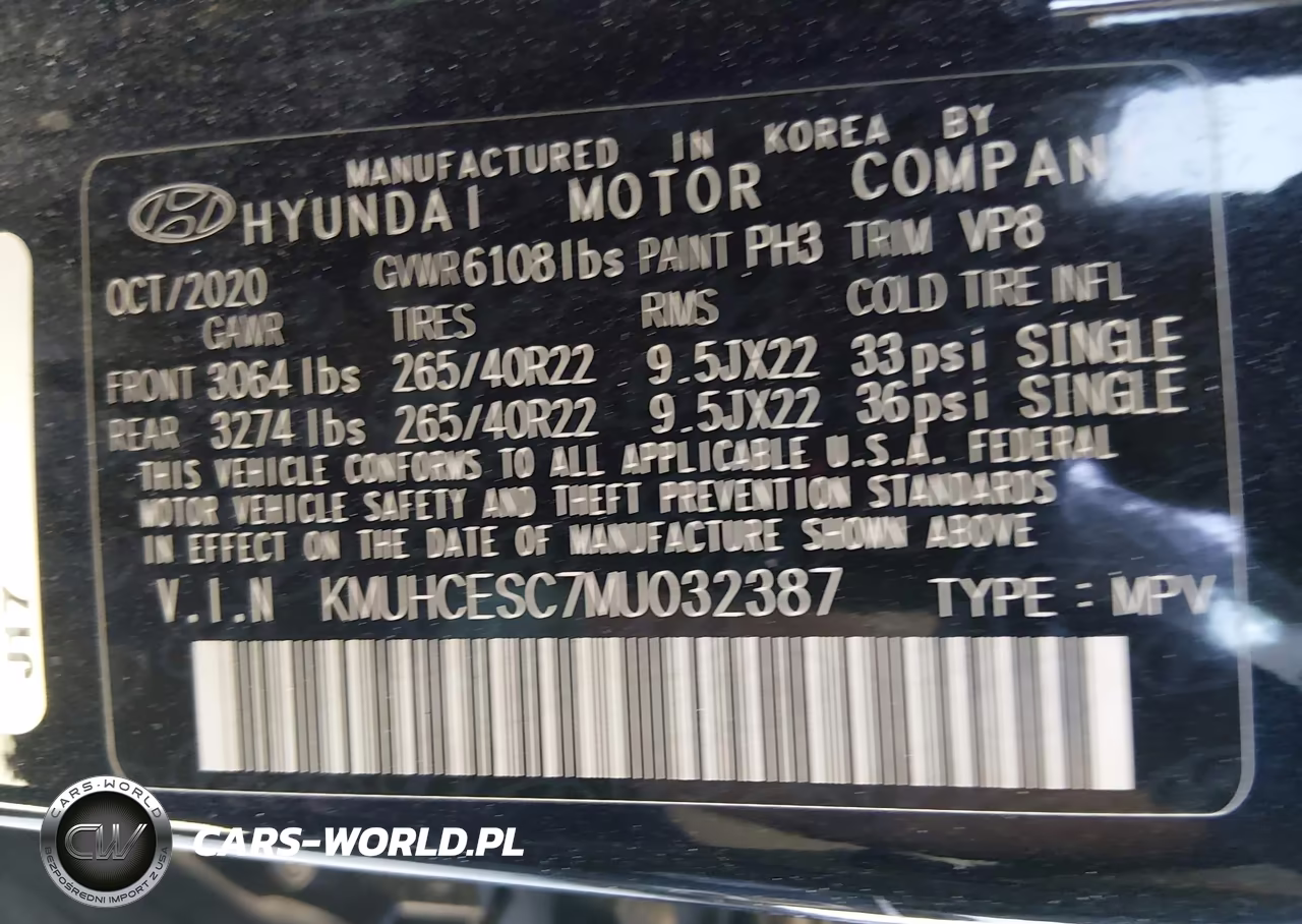 2021 Genesis Gv80 3.5T Awd VIN:KMUHCESC7MU032387 - 9