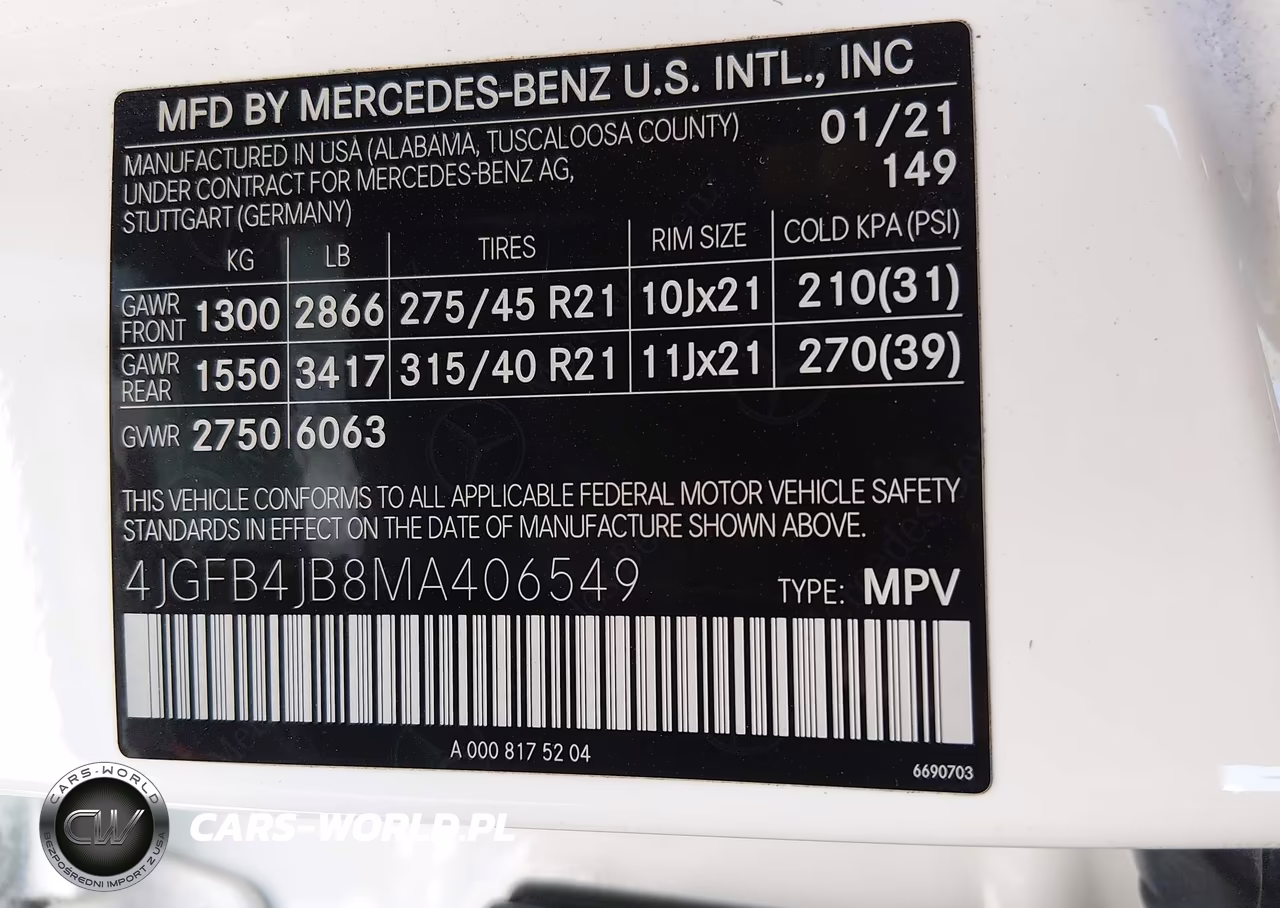 2021 Mercedes-Benz Gle 350 VIN:4JGFB4JB8MA406549 - 9