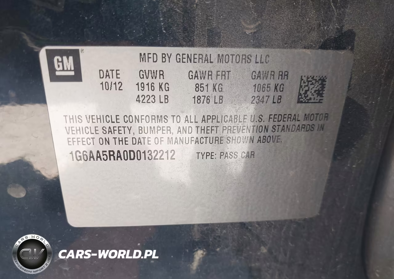 2013 Cadillac Ats Standard VIN:1G6AA5RA0D0132212 - 9