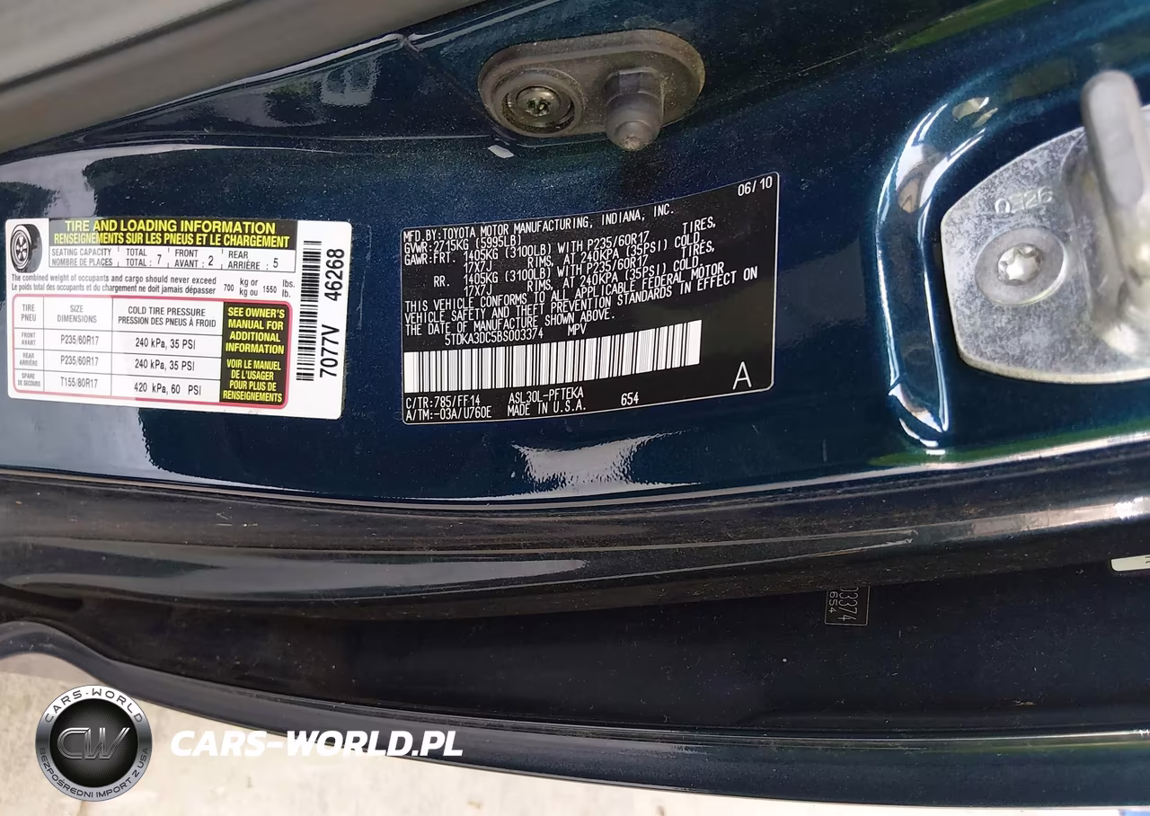 2011 Toyota Sienna VIN:5TDKA3DC5BS003374 - 9