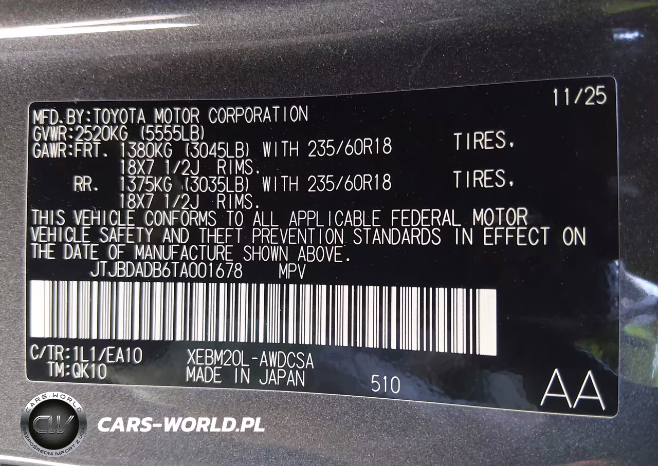 2026 Lexus Rz 350E Premium VIN:JTJBDADB6TA001678 - 9